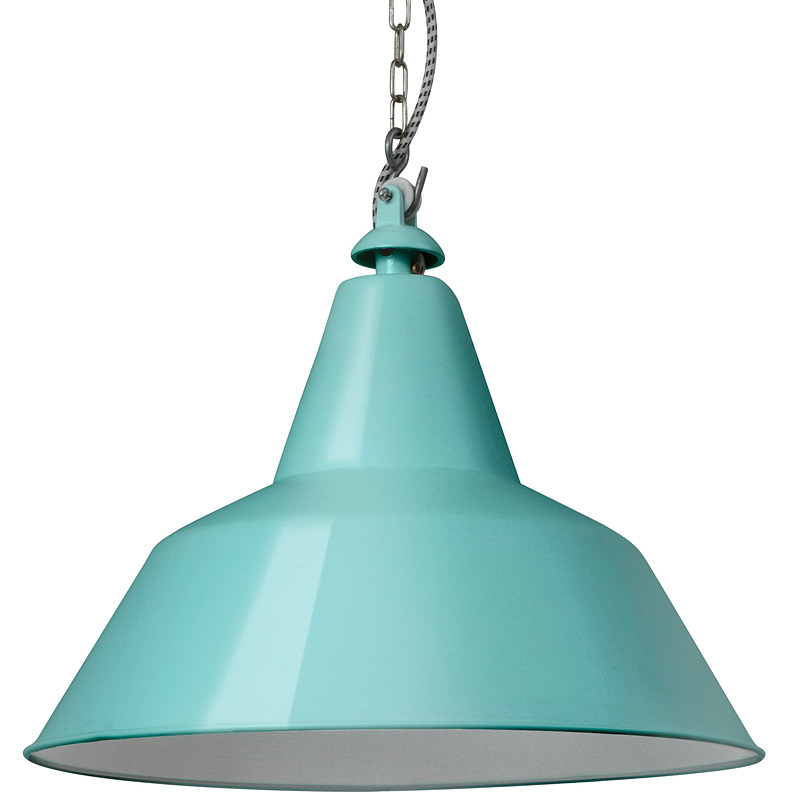 BIELEFELD Industrial Hanging Lamp Light Green